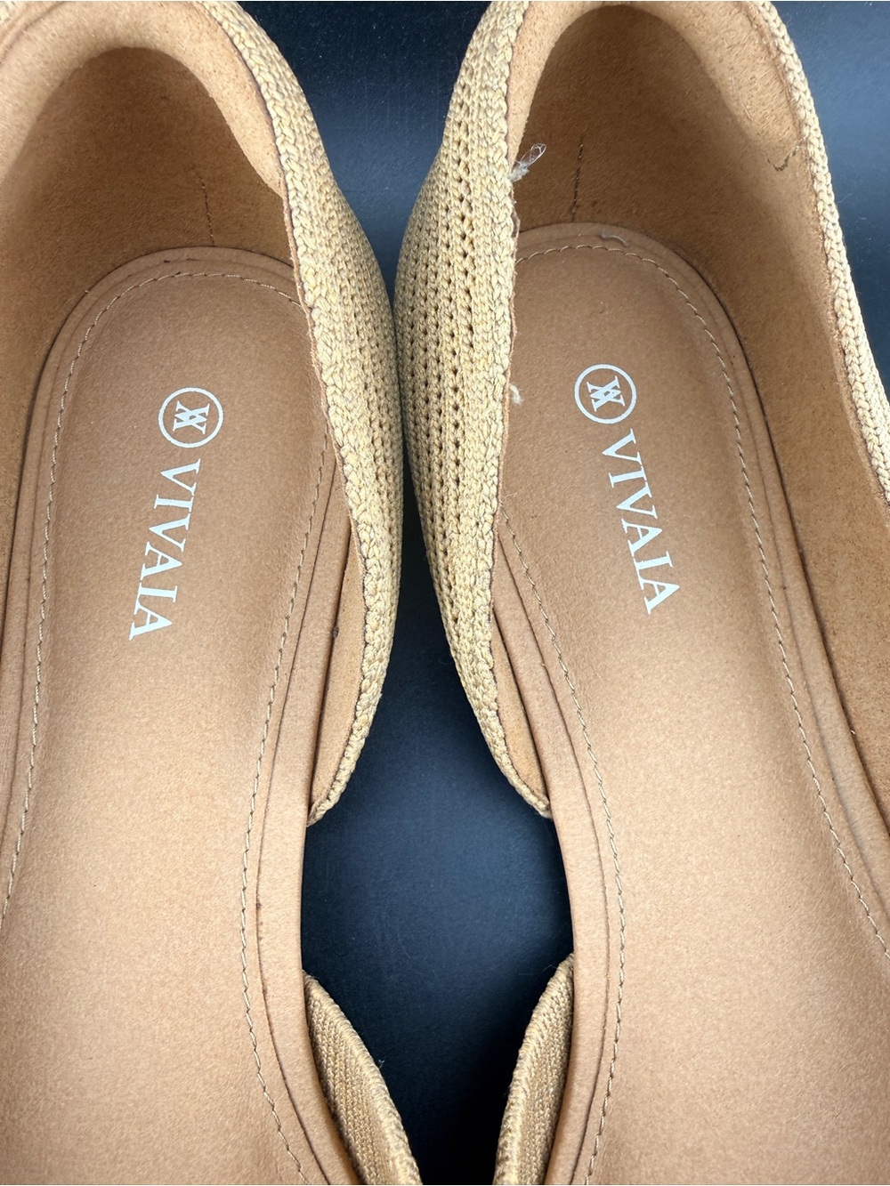 VIVAIA Melia Pointed-Toe D'Orsay Flats Size 43 (11.5) - Picture 2 of 6